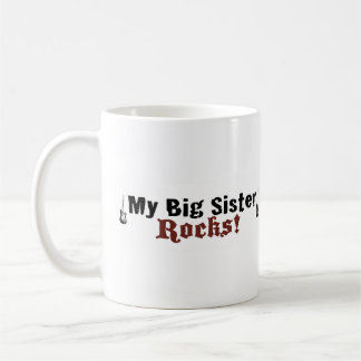 Meine große Schwester-Felsen Kaffeetasse