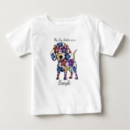 Meine große Schwester ist Beagle Bodysuit Baby T-shirt