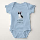 Meine große Schwester ist eine Franzose Onsie Baby Strampler (Vorderseite)