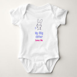 Meine große Schwester Liebe Baby Strampler