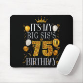Meine große Schwester wird 75 Jahre alt Herzlichen Mousepad (Mit Mouse)