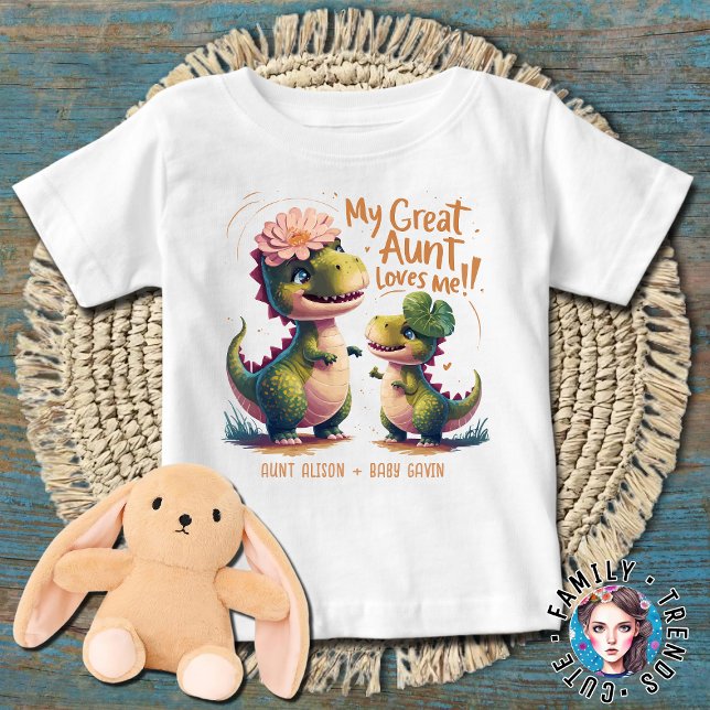 Meine große Tante-Liebe Baby T-shirt (Von Creator hochgeladen)