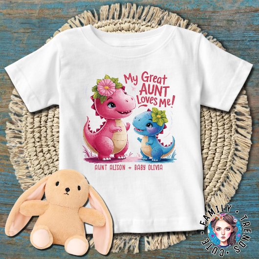 Meine große Tante-Liebe Baby T-shirt
