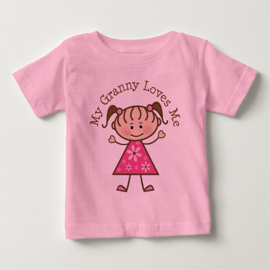 Meine großen Lieben Strichmännchen Baby T-shirt (Vorderseite)