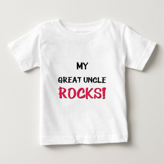 Meine großen Onkels Baby T-shirt (Vorderseite)