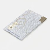 Meine großen Pyrenäen haben meinen Lektionsplan er Post-it Klebezettel (angewinkelt)