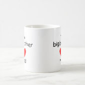 Meine großer Bruder-Lieben ich Kaffeetasse (Mittel)