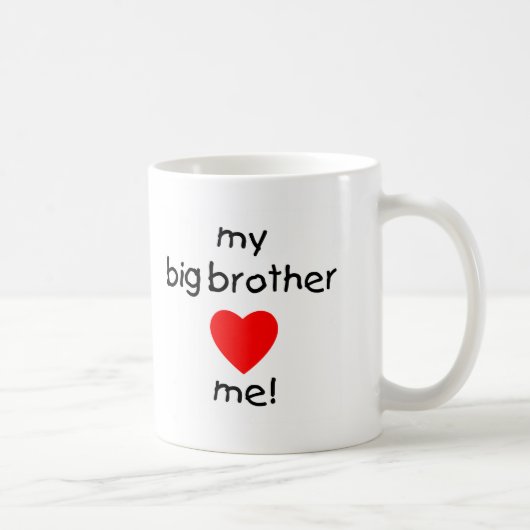 Meine großer Bruder-Lieben ich Kaffeetasse (Rechts)