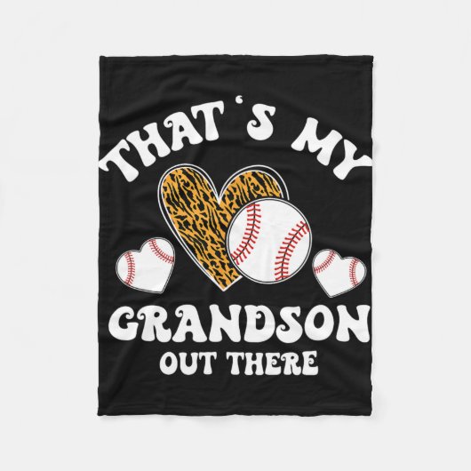 Meine Großmutter da draußen gibt Frauen Baseball-O Fleecedecke (Vorderseite)