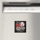 Meine Großmutter da draußen gibt Frauen Baseball-O Magnet (In Situ (Geschirrspüler))