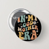 Meine Großmutter Era Lover Groovy Retro Mama Funny Button (Vorne & Hinten)