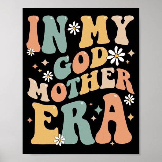 Meine Großmutter Era Lover Groovy Retro Mama Funny Poster (Vorne)