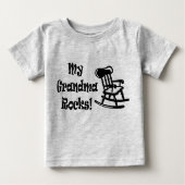 Meine Großmutter-Felsen Baby T-shirt (Vorderseite)