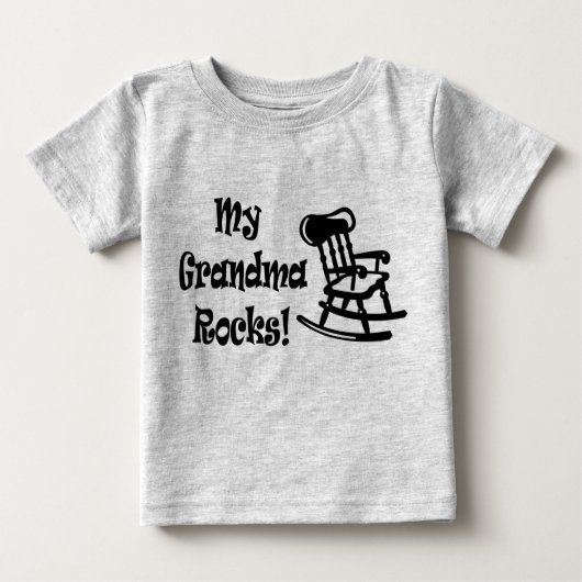 Meine Großmutter-Felsen Baby T-shirt (Vorderseite)