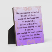 Meine Großmutter Fotoplatte (Vorderseite)