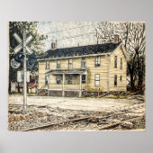 "Meine Großmutter Haus - Rogers Ohio" Stift Poster (Vorne)