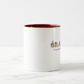 MEINE GROSSMUTTER IST AUF JEDE ART… PRAKTISCH ZWEIFARBIGE TASSE (Mittel)