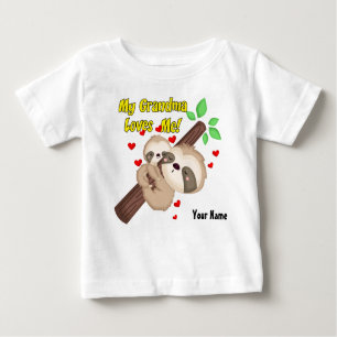 Meine Großmutter-Lieben ich Sloth Baby T-shirt