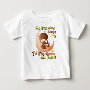 Meine Großmutter-Lieben ich zum Mond und zur Baby T-shirt