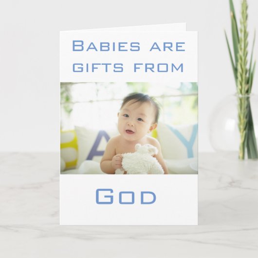 Meine Grußkarte Collection Baby Dusche Karte (Vorderseite)