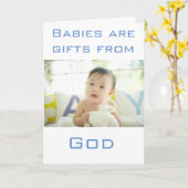 Meine Grußkarte Collection Baby Dusche Karte (Gelbe Blume)