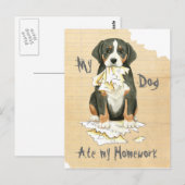 Meine GSMD-Ate meine Hausaufgaben Postkarte (Vorne/Hinten)