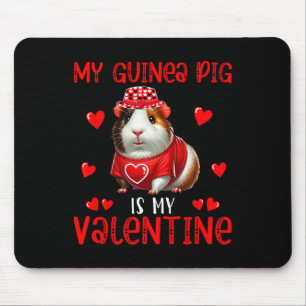Meine Guinea Schwein ist meine Valentinhörnerrolle Mousepad