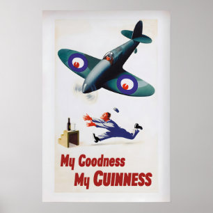 Meine Güte Mein Guinness von John Gilroy  Vintage Poster
