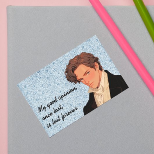 Meine gute Meinung, einmal verloren, ist für immer Rechteckiger Aufkleber