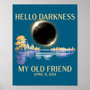 Meine Hallo Dunkelheit Alter Freund Solar Poster