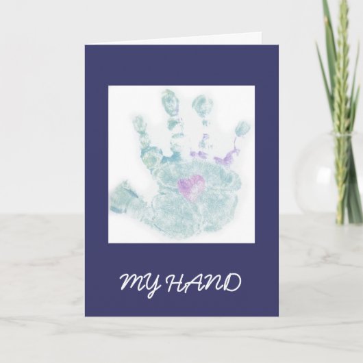 MEINE HAND KARTE (Vorderseite)