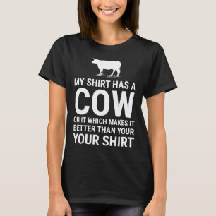 Meine Hat Eine Kuh Drauf Süße Kuh T-Shirt