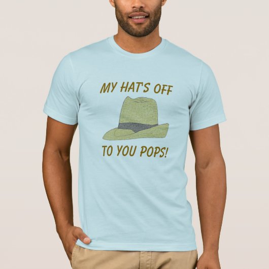 Meine Hats Off-Fedora T-Shirt (Vorderseite)