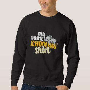 Meine Hausschule lustige, faule Koala Hausschule Sweatshirt