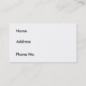 Meine Haustiere sind allein Zuhause Visitenkarte (Rückseite)