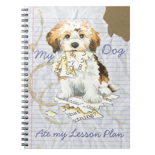 Meine Havanese Ate My Lessingplan Notizblock (Vorderseite)