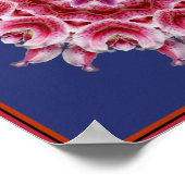 Meine Heartsong Farben Mandala Poster (Ecke)