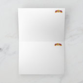 Meine heimat-geklappte Grußkarte Karte (Innenseite)