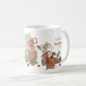 Meine heiße Schokolade Weihnachtsmäuse Kaffeetasse (VorderseiteRechts)