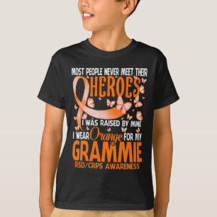 Meine Helden ich Orange für meine Grammie Rsd Crps T-Shirt