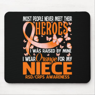 Meine Helden ich Orange für meine Nichte Rsd Crps Mousepad