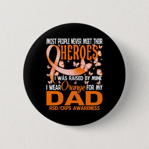 Meine Helden trage ich Orange für meinen Vater Rsd Button