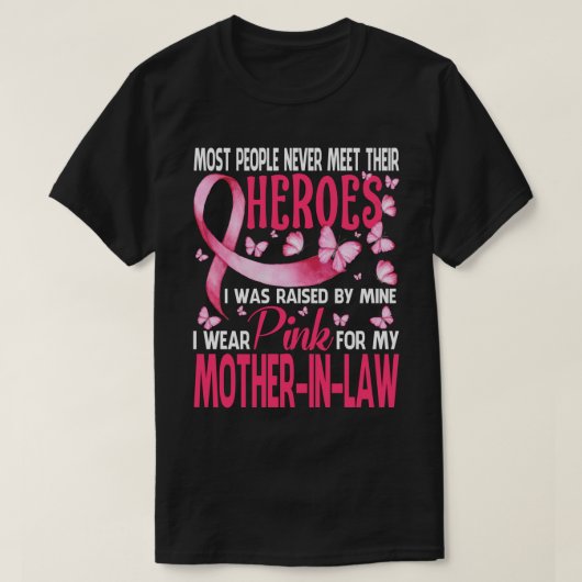 Meine Helden trage ich rosa für meine Mutter in LA T-Shirt (Design vorne)