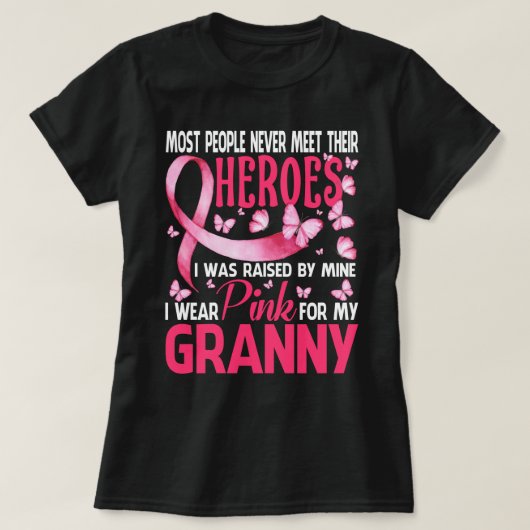 Meine Helden trage ich rosa für meinen grANNY Brus T-Shirt (Design vorne)