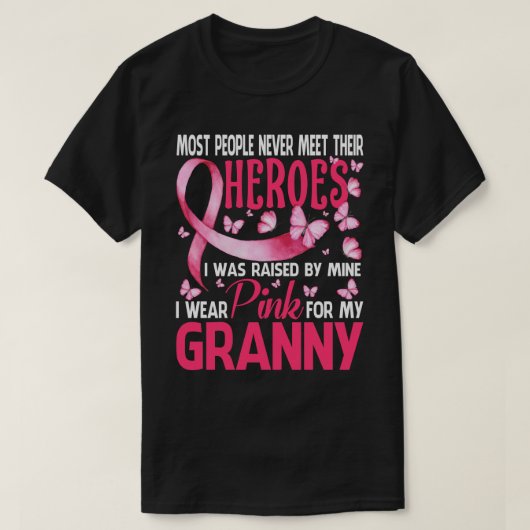 Meine Helden trage ich rosa für meinen grANNY Brus T-Shirt (Design vorne)