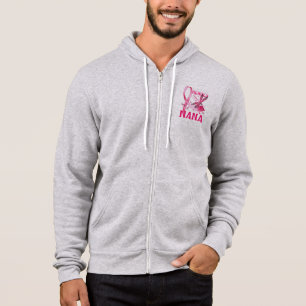 Meine Helden trage ich rosa für meinen Nana-Brustk Hoodie