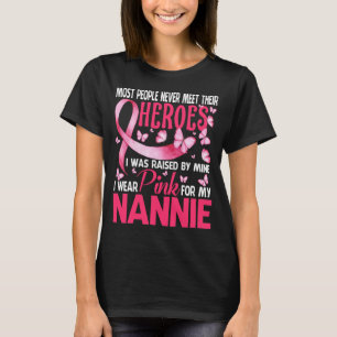 Meine Helden trage ich rosa für meinen NANNIE-Brus T-Shirt