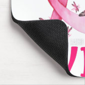 Meine Helden tragen Rosa für meine Ehefrau Brustkr Mousepad (Ecke)