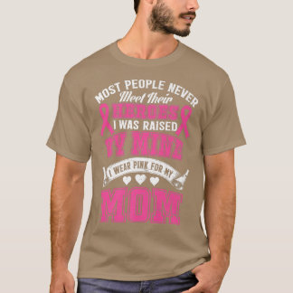 Meine Helden tragen Rosa für meine Mama Brustkrebs T-Shirt