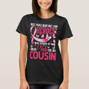 Meine Helden tragen Rosa für meinen COUSIN Brustkr T-Shirt
